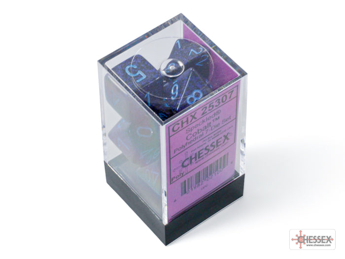 RPG Dice Set: Speckled - Cobalt