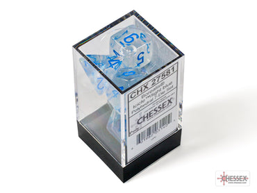 RPG Dice Set: Borealis - Icicle/Light Blue