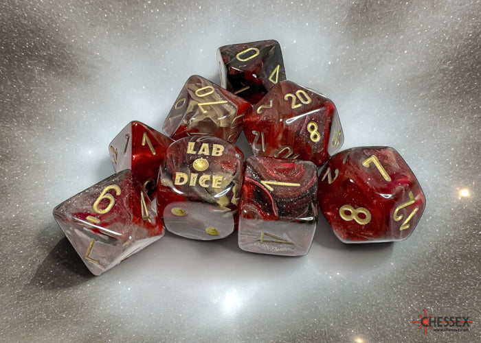 Chessex: 7-Die Set Borealis - Cosmos/Gold