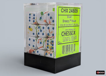 12mm D6 Brick: Brushed - Breezy/Blue (36ct)