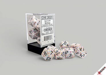 RPG Dice Set: Speckled - Birthday