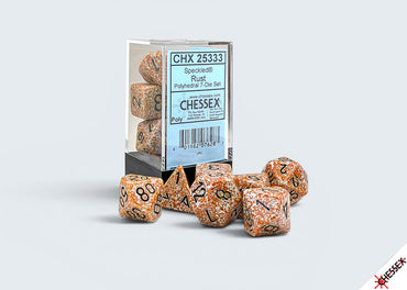 RPG Dice Set: Speckled - Rust