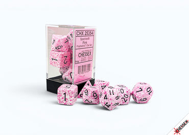 RPG Dice Set: Speckled - Pink
