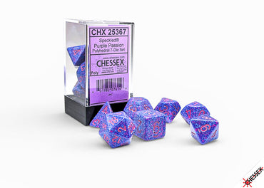 RPG Dice Set: Speckled - Purple Passion