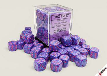 12mm D6 Brick: Speckled - Purple Passion (36ct)