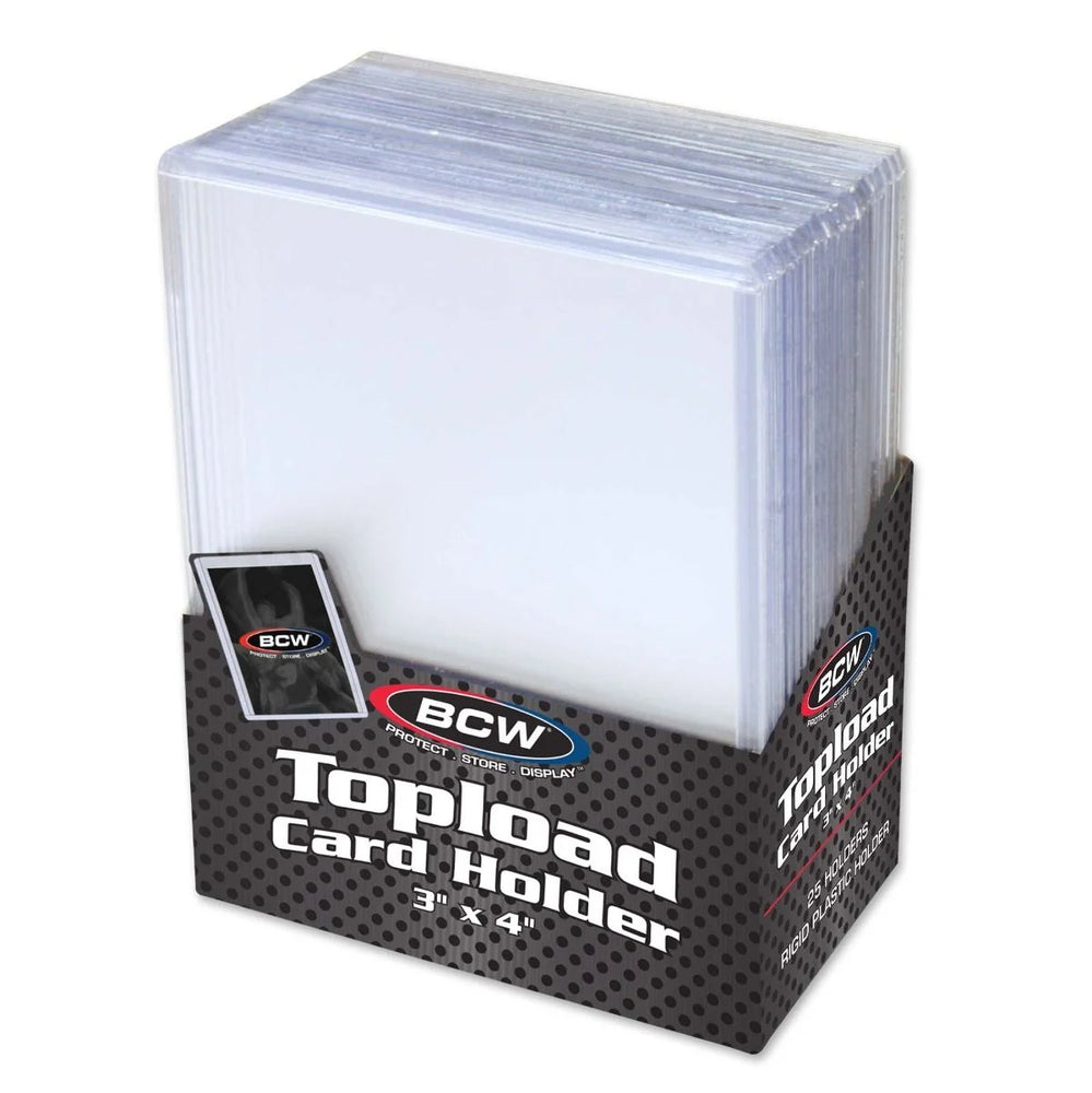 3"x 4" BCW Toploaders (25 count)