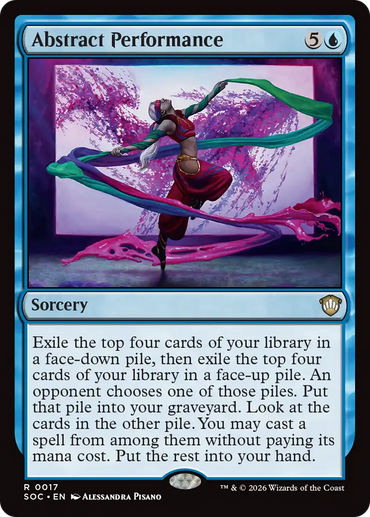 Abstract Performance [Secrets of Strixhaven Commander]