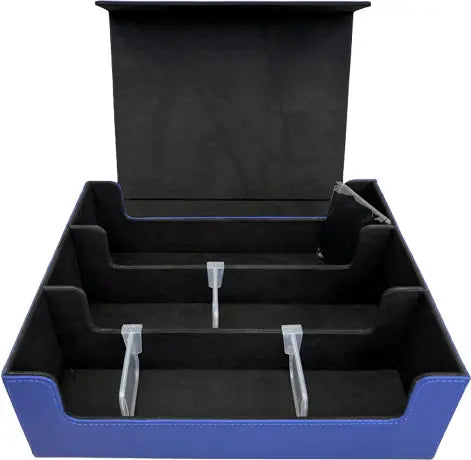 Generic 1800 Count 3-Row Deck Box: Blue/Black