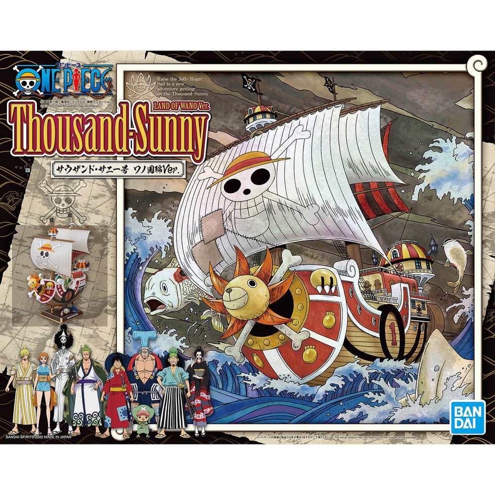 One Piece: Grand Ship Collection Model Kit - "Thousand Sunny (Land of Wano Version)"