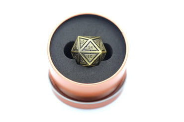 Titan's Fist Metal D24 Dice - Ancient Bronze