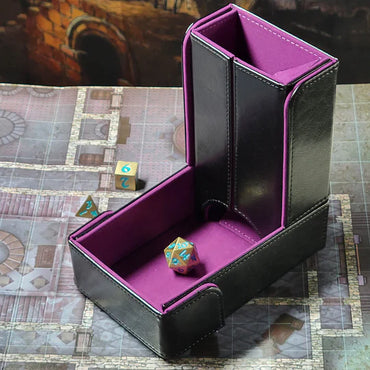 The Keep Dice Tower & Tray: Purple