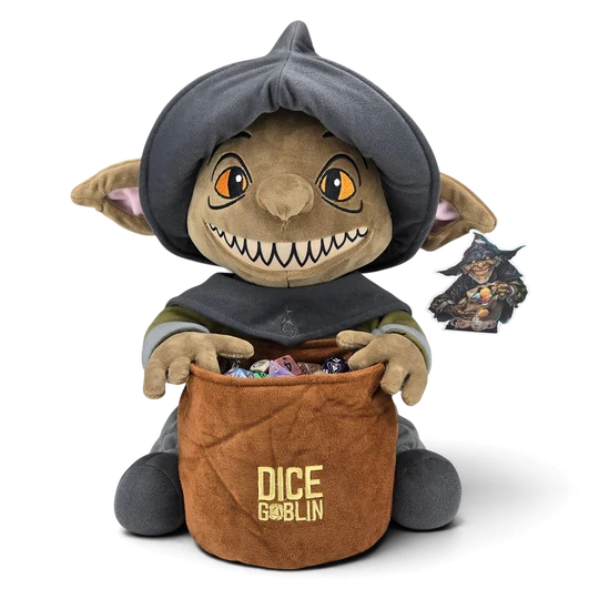 Dice Goblin 14 inch Plush with Dice Bag