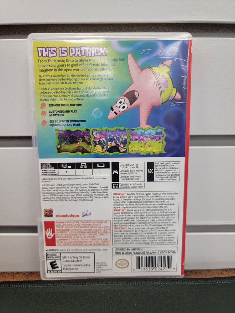 Sponge Bob Squarepants: The Patrick Star Game