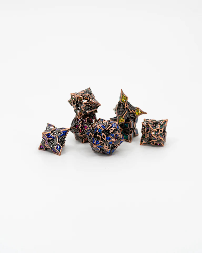 Metal RPG Dice Set: Sagrada