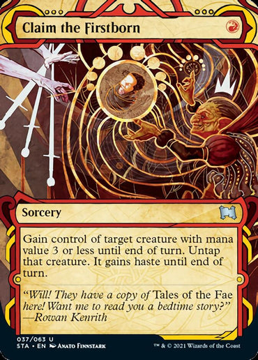 Claim the Firstborn (Foil Etched) [Strixhaven: Mystical Archive]