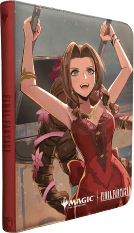 Zippered 9 Pocket Premium PRO Binder: Final Fantasy Aerith Gainsborough