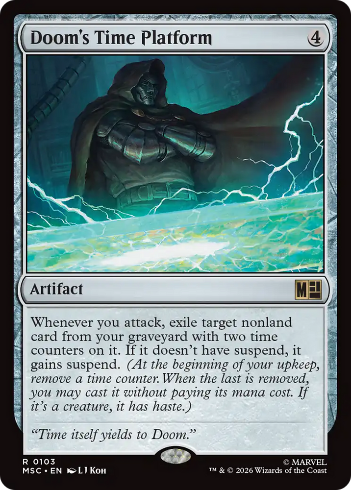 Doom's Time Platform (Surge Foil) [Marvel Super Heroes Commander]