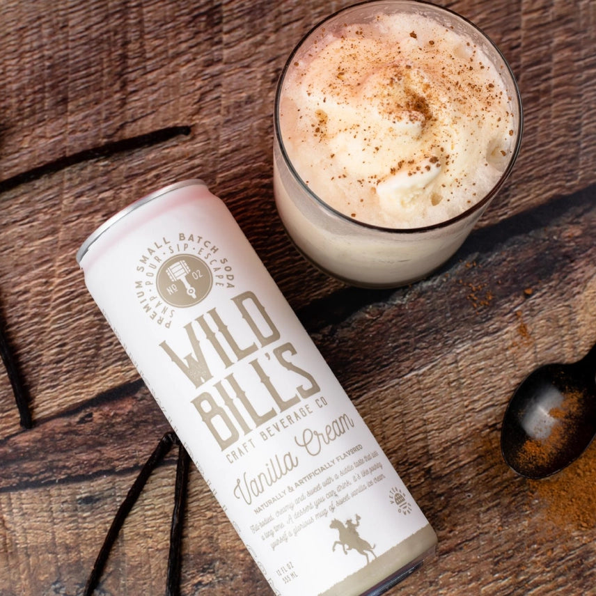 Wild Bills Soda: Vanilla Cream