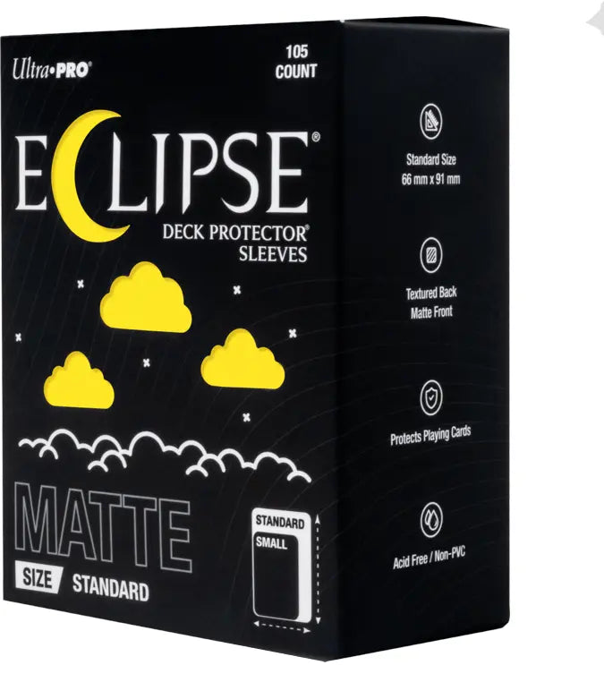 Eclipse Sleeves: Matte - Lemon  Yellow (105ct)