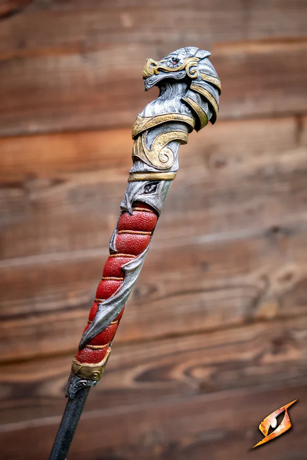 Epic Armory: Faust Wand - Red/Silver
