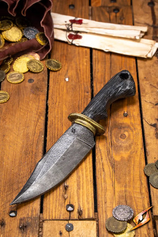 Epic Armory: Ranger Knife With Core - Black/Gold - 32 cm