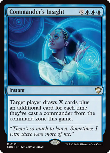 Commander's Insight [Secrets of Strixhaven Commander]