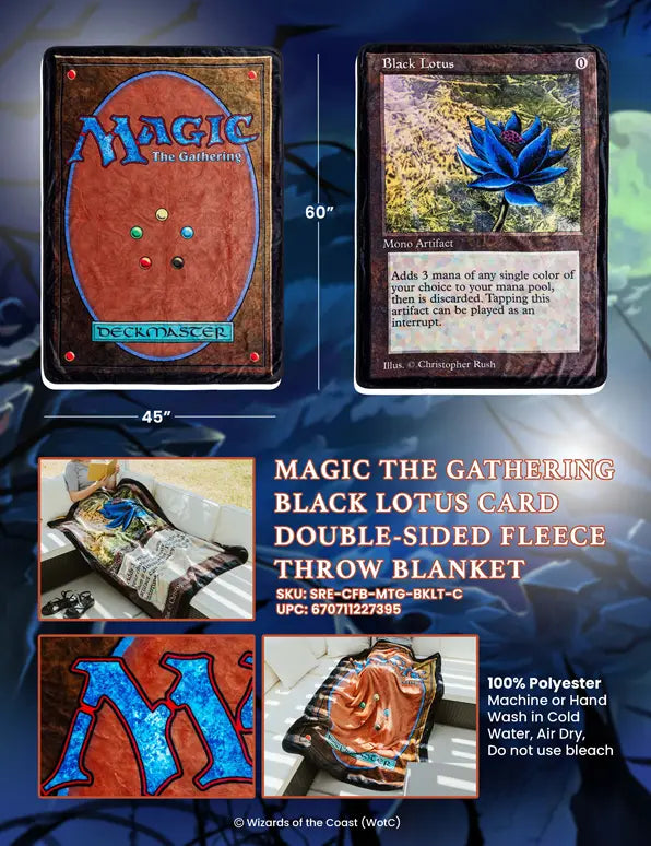 Magic The Gathering Fleece Blanket