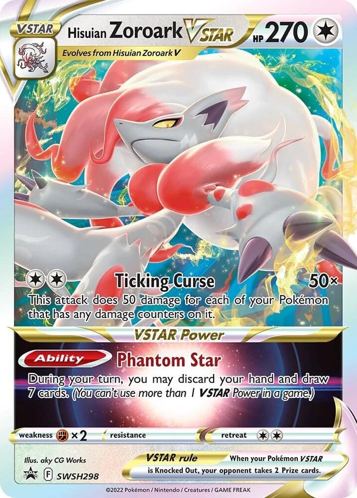 Hisuian Zoroark VSTAR (SWSH298) [Sword & Shield: Sword & Shield Promo Cards)