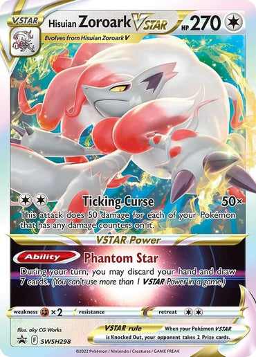 Hisuian Zoroark VSTAR (SWSH298) [Sword & Shield: Sword & Shield Promo Cards)