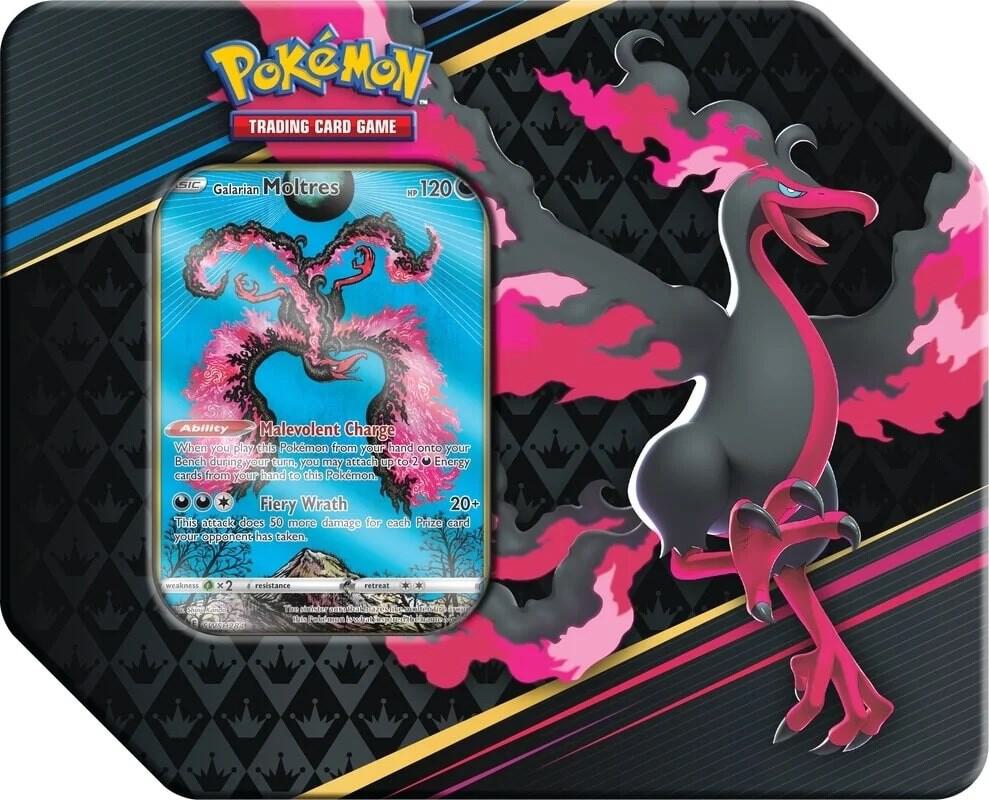 Crown Zenith Tin: Galarian Moltres