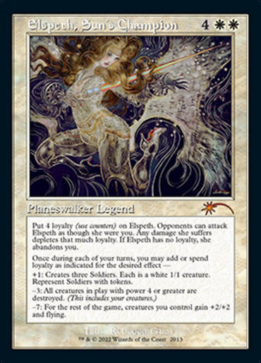 Elspeth, Sun's Champion (Retro) (2013) [Secret Lair Countdown Kit]