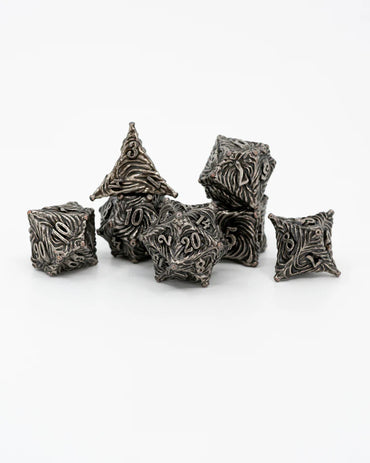 Metal RPG Dice Set: Haephestus