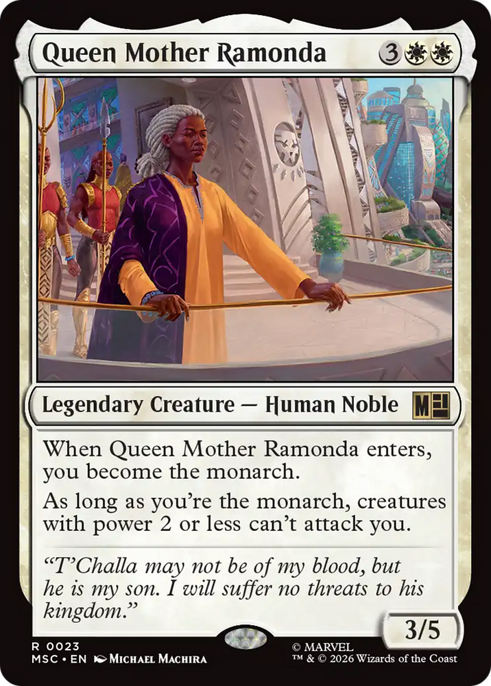 Queen Mother Ramonda (Surge Foil) [Marvel Super Heroes Commander]