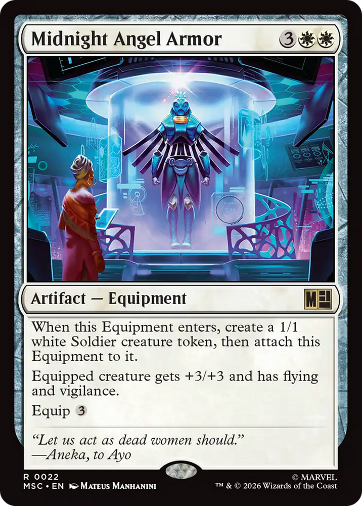 Midnight Angel Armor (Surge Foil) [Marvel Super Heroes Commander]