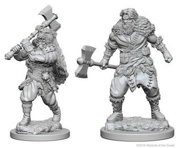 D&D Mini: Male Human Barbarian