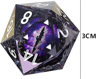 Dragon's Eye Resin Dice: Chromatic Eyes
