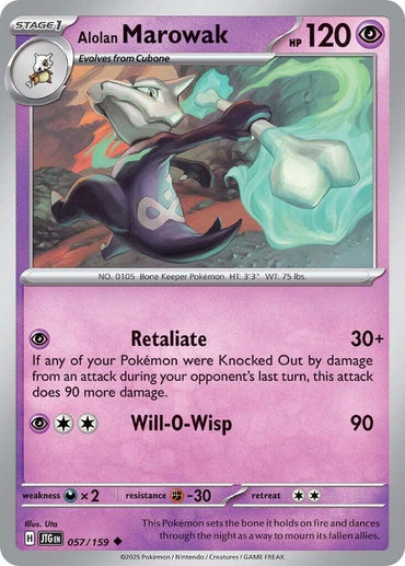 Alolan Marowak (057/159) [Scarlet & Violet: Journey Together]