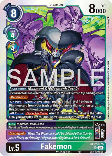 Fakemon [BT22-075] [Cyber Eden]