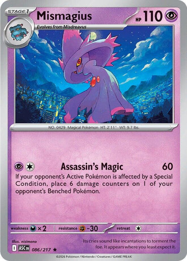 Mismagius (086/217) [Mega Evolution: Ascended Heroes]