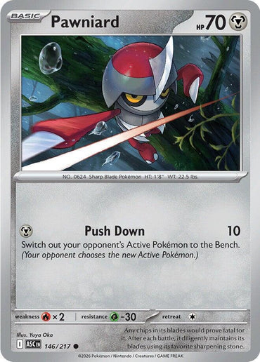 Pawniard (146/217) [Mega Evolution: Ascended Heroes]