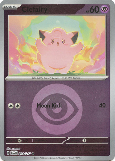 Clefairy (074/217) (Energy Symbol Pattern) [Mega Evolution: Ascended Heroes]