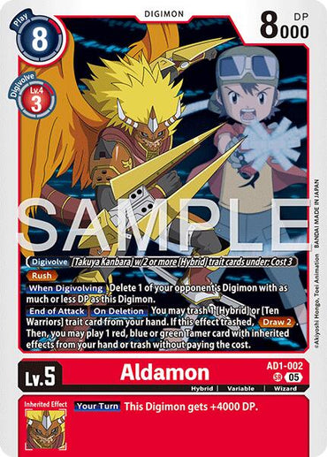 Aldamon [AD1-002] [Advanced Booster Digimon Generation]