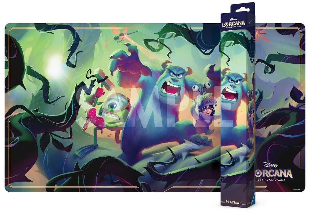 Lorcana Playmat: Mike Wazowski, Sully, & Boo