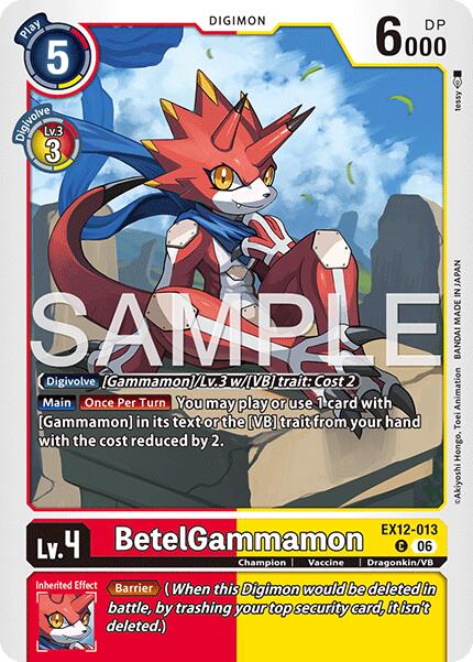 BetelGammamon [EX12-013] [Digital World Shambala]