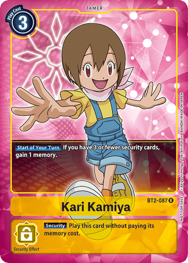 Kari Kamiya [BT2-087] (Buy-A-Box Promo) [Release Special Booster Ver.1.0 Promos]