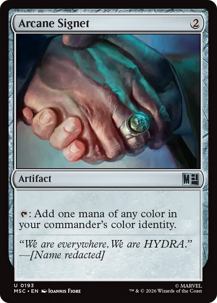 Arcane Signet (0193) (Surge Foil) [Marvel Super Heroes Commander]