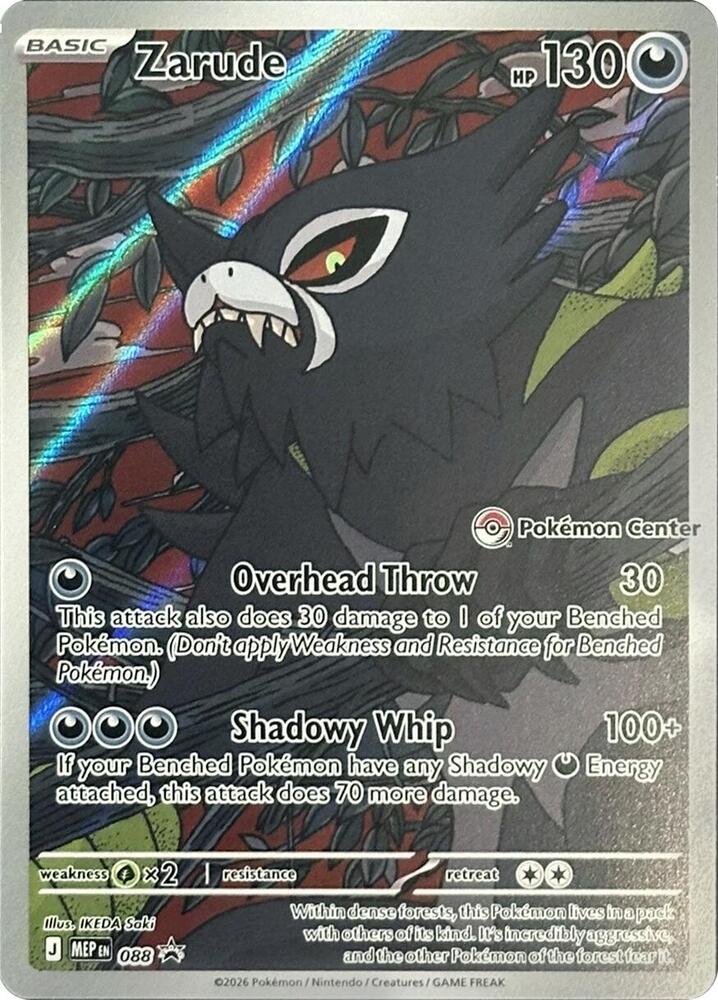 Zarude (088) (Pokemon Center Exclusive) [Mega Evolution Promo]