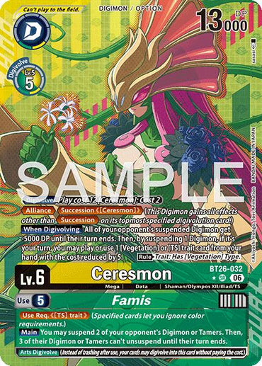 Ceresmon // Famis [BT26-032] (Alternate Art) [Timeless Bonds]
