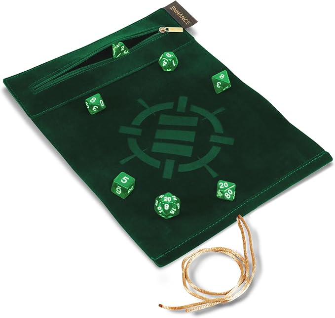 Dice Tray: Roll on a Scroll - Green