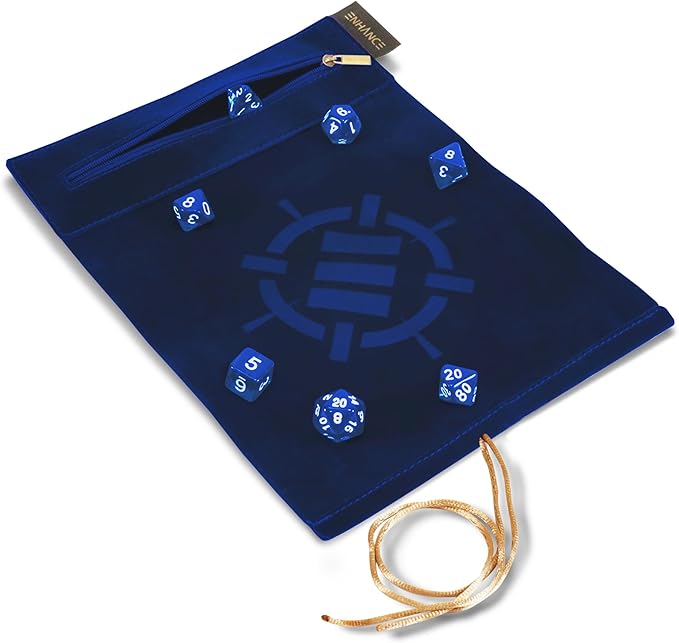 Dice Tray: Roll on a Scroll - Blue
